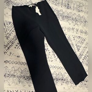 NWT Vince side zip cropped navy pants size M